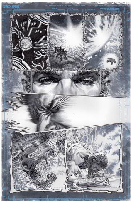 OLYMPUS SAGA MEGALITH #1 (OF 4) CVR ZC LEWIS LAROSA ORIGINAL ART EDITION 26 VAR