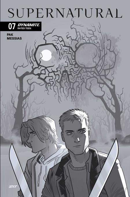 Weekly Pull list - SUPERNATURAL #7 CVR J JOHN AMOR LINE ART VAR