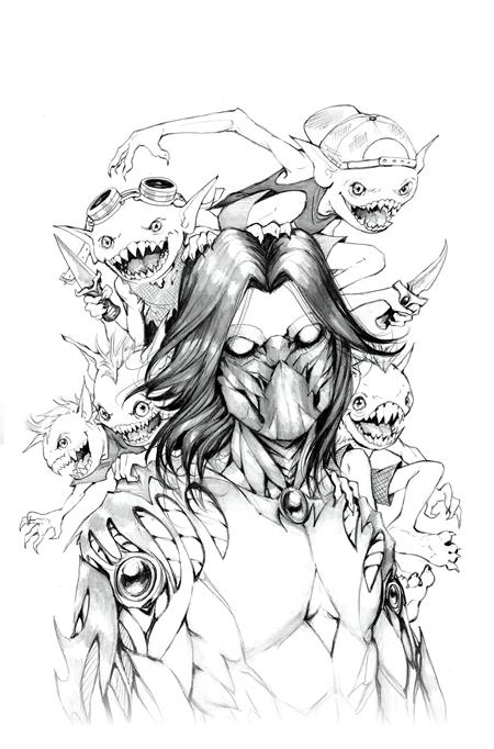 DARKNESS (2025) #5 CVR D INC 1:50 CAMILLA DERRICO B&W VAR