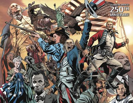 REDCOAT #19 CVR C BRYAN HITCH USA 250TH ANNIVERSARY WRAPAROUND VAR