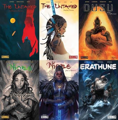 WORLD OF ASUNDA BUNDLE OF 6 TP INCLUDES 1 FREE COPY OF THE UNTAMED A SINNERS PRAYER #1 CVR B CAANAN WHITE BATMAN HOMAGE VAR