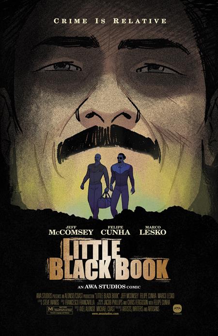 LITTLE BLACK BOOK #4 (OF 4) CVR C CHRIS FERGUSON & FELIPE CUNHA MOVIE POSTER HOMAGE VAR (MR)
