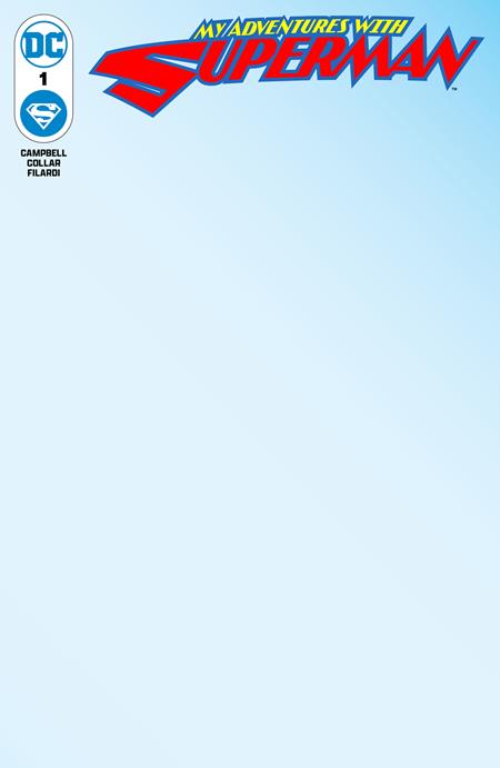 MY ADVENTURES WITH SUPERMAN #1 (OF 6) CVR D BLANK VAR