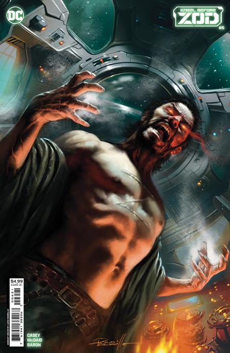 KNEEL BEFORE ZOD #6 (OF 12) CVR B LUCIO PARRILLO CARD STOCK VAR