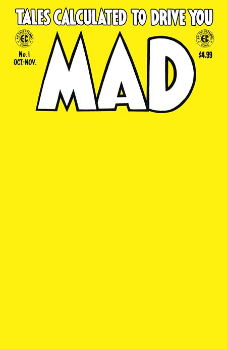 MAD MAGAZINE #1 FACSIMILE EDITION CVR B BLANK VAR