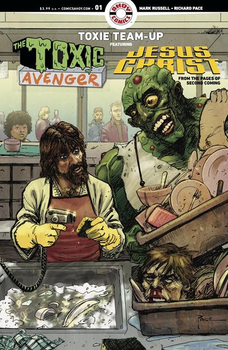 Weekly Pull list - TOXIE TEAM UP #1 (OF 5) CVR B 3 COPY RICHARD PACE UNLOCK VAR (MR)