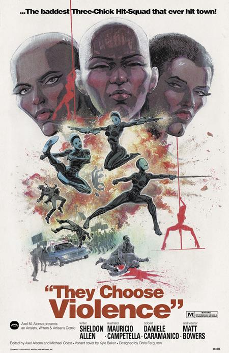 THEY CHOOSE VIOLENCE #1 (OF 5) CVR B KYLE BAKER VAR (MR)
