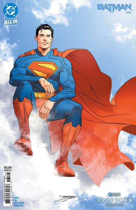  76194134182816125 | BATMAN @161 COVER J JORGE JIMENEZ SUPERMAN MOVIE CARD STOCK VARIANT | DC  
