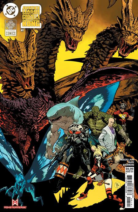 Weekly Pull list - JUSTICE LEAGUE VS GODZILLA VS KONG 2 #1 (OF 7) CVR B DAN MORA CARD STOCK VAR