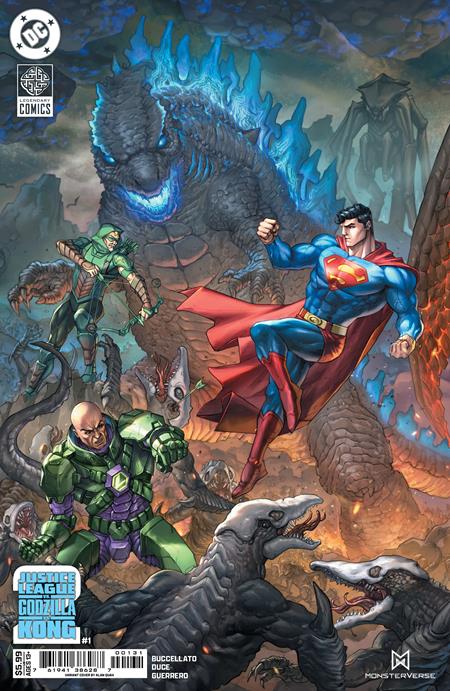 Weekly Pull list - JUSTICE LEAGUE VS GODZILLA VS KONG 2 #1 (OF 7) CVR C ALAN QUAH CARD STOCK VAR