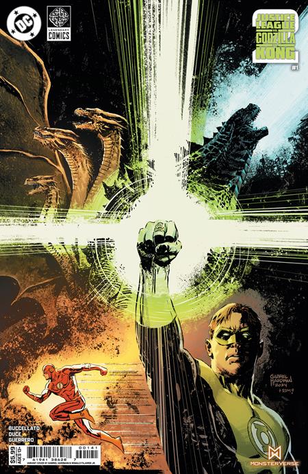 Weekly Pull list - JUSTICE LEAGUE VS GODZILLA VS KONG 2 #1 (OF 7) CVR D GABRIEL HARDMAN CARD STOCK VAR