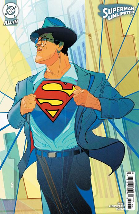 SUPERMAN UNLIMITED #2 CVR E INC 1:25 CHRISTIAN WARD CARD STOCK VAR