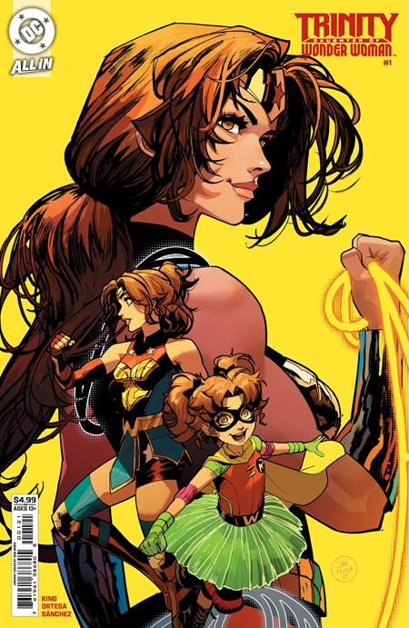  76194138680500121 | TRINITY DAUGHTER OF WONDER WOMAN @1 (OF 6) COVER C DAN MORA CARD STOCK VARIANT | DC  