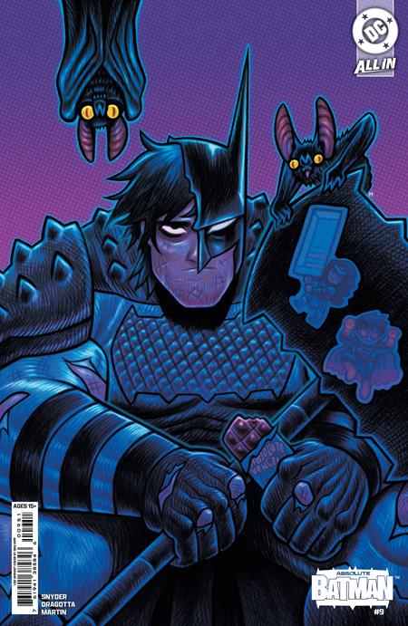 ABSOLUTE BATMAN #9 CVR E INC 1:50 DAN HIPP CARD STOCK VAR