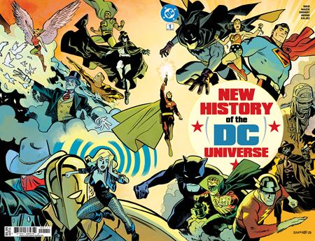  76194138575400111 | NEW HISTORY OF THE DC UNIVERSE @1 (OF 4) COVER A CHRIS SAMNEE WRAPAROUND | DC  