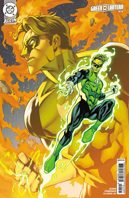 GREEN LANTERN #24 CVR E INC 1:25 CHRIS CAMPANA CARD STOCK VAR
