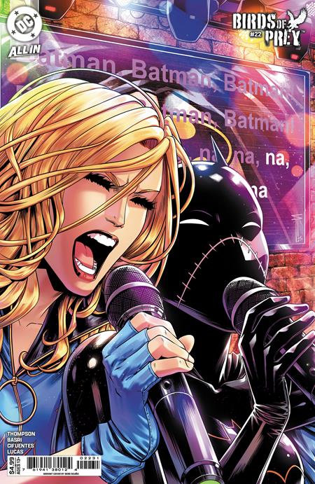 Weekly Pull list - BIRDS OF PREY #22 CVR C SERG ACUNA CARD STOCK VAR