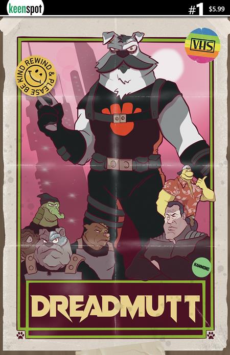 Weekly Pull list - DREADMUTT #1 CVR C J HAMMOND VAR