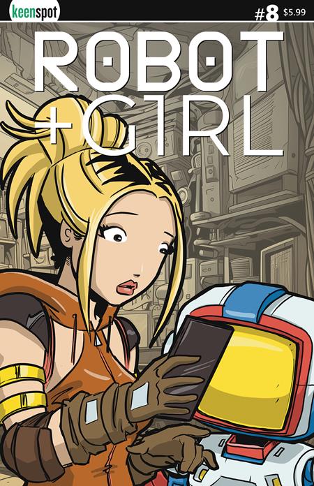 ROBOT + GIRL #8 CVR B MIKE WHITE VAR