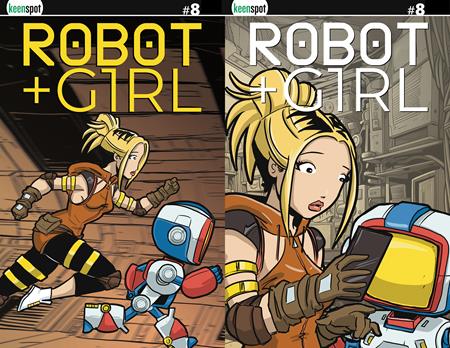 ROBOT + GIRL #8 CVR C MIKE WHITE HOLOFOIL FLIP COVER VAR