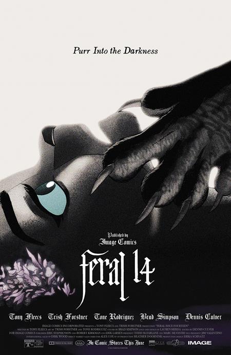 FERAL #14 CVR B TRISH FORSTNER & TONY FLEECS MOVIE POSTER HOMAGE VAR