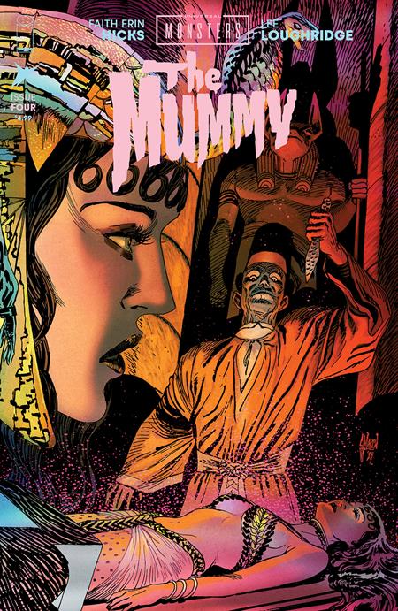 UNIVERSAL MONSTERS THE MUMMY #4 (OF 4) CVR C INC 1:10 GUILLEM MARCH CONNECTING VAR