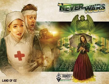 NEVERWARS #1 (OF 9) CVR B 5 COPY ERWIN ARROZA UNLOCK WRAPAROUND VAR