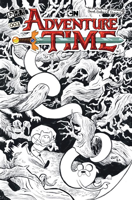Weekly Pull list - ADVENTURE TIME (2025) #3 CVR F INC 1:50 JUNI BA B&W VAR