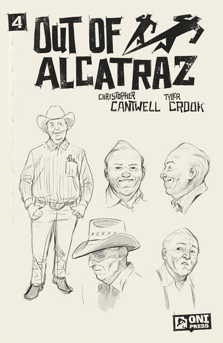 OUT OF ALCATRAZ #4 (OF 5) CVR C INC 1:10 TYLER CROOK SKETCHBOOK VAR