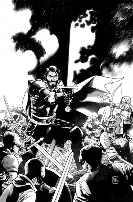 Weekly Pull list - SIXTH GUN ROAD TO THE SIX #0 (ONE SHOT) CVR D INC 1:20 BRIAN HURTT B&W VAR