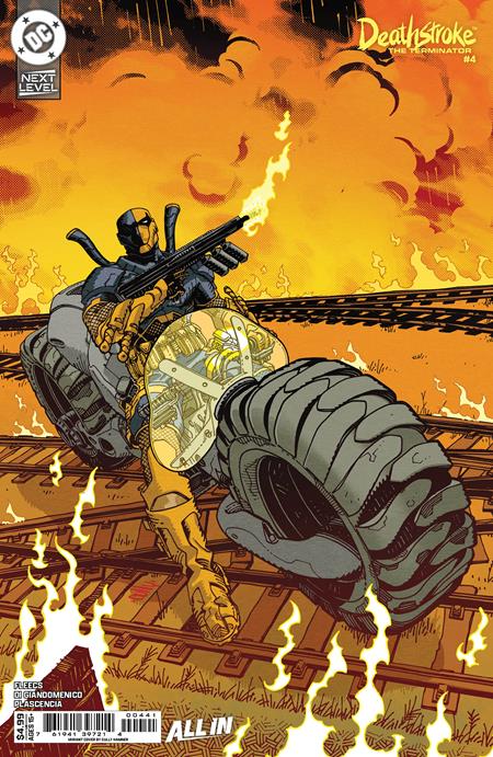 DEATHSTROKE THE TERMINATOR #4 CVR D CULLY HAMNER CARD STOCK VAR
