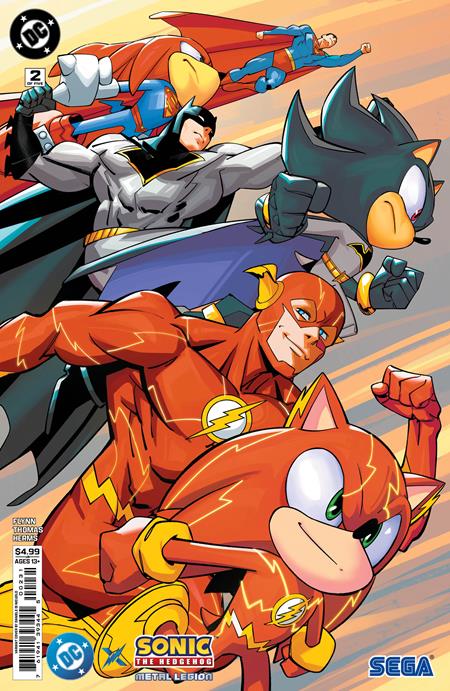 DC X SONIC THE HEDGEHOG THE METAL LEGION #2 (OF 5) CVR C DANIELE DI NICUOLO CARD STOCK VAR