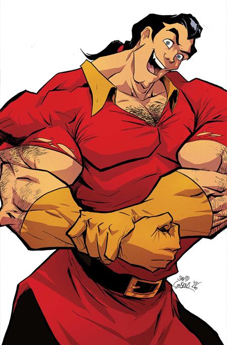 DISNEY VILLAINS GASTON #4 CVR E INC 1:10 DAVID COUSENS VIRGIN VAR