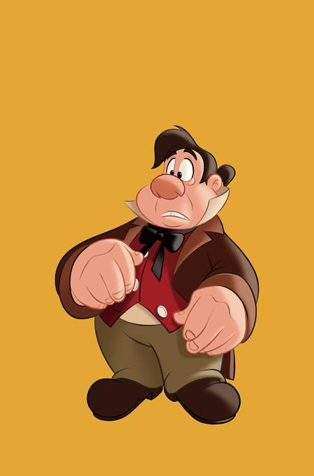 DISNEY VILLAINS GASTON #4 CVR G INC 1:15 ANIMATION ART VIRGIN VAR