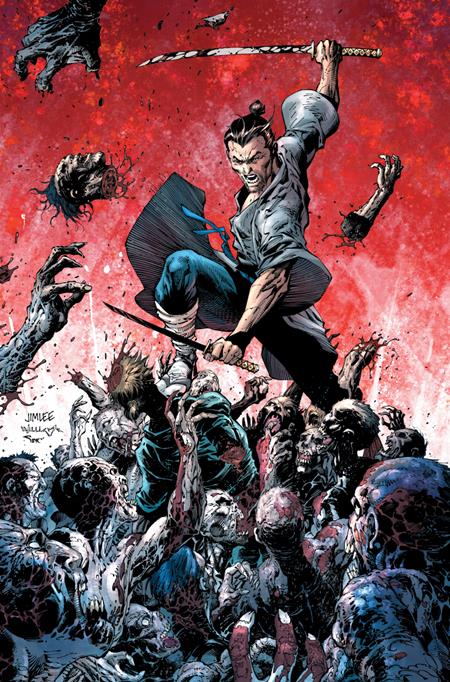 Weekly Pull list - DEAD SAMURAI #8 CVR E INC 1:100 JIM LEE VIRGIN SIGNED VAR (MR)