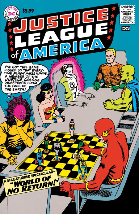 Weekly Pull list - JUSTICE LEAGUE OF AMERICA #1 FACSIMILE EDITION CVR B MURPHY ANDERSON FOIL VAR