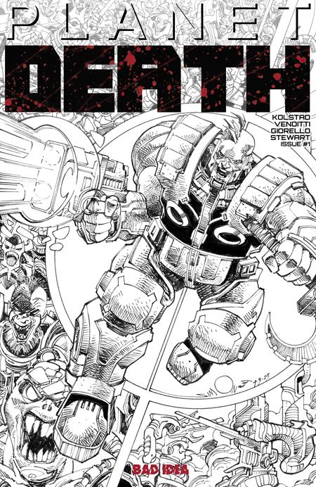 PLANET DEATH #1 (OF 4) CVR F INC 1:100 WALTER SIMONSON VAR