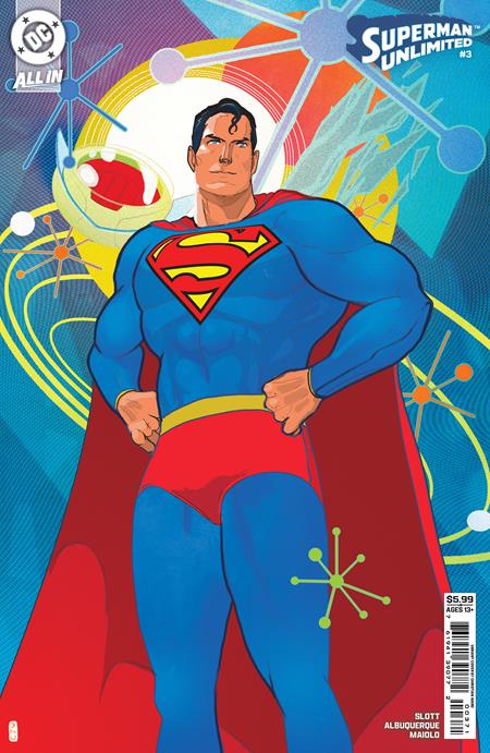 SUPERMAN UNLIMITED #3 CVR F INC 1:25 CHRISTIAN WARD CARD STOCK VAR