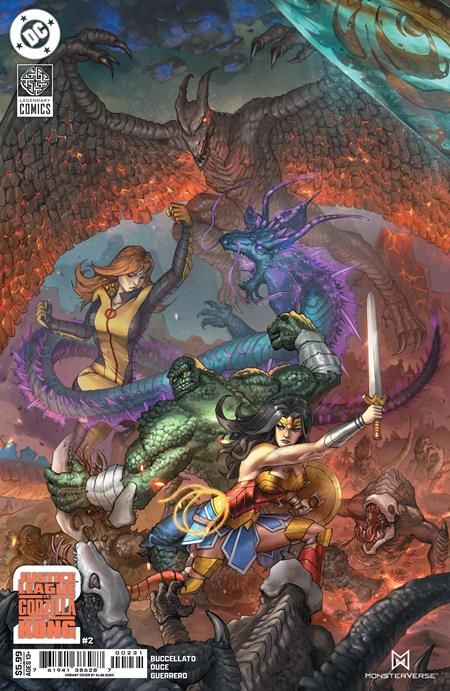 Weekly Pull list - JUSTICE LEAGUE VS GODZILLA VS KONG 2 #2 (OF 7) CVR C ALAN QUAH CARD STOCK VAR
