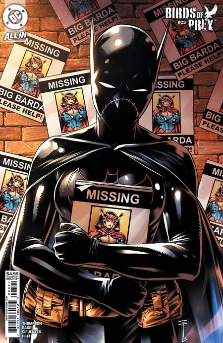 Weekly Pull list - BIRDS OF PREY #23 CVR C SERG ACUNA CARD STOCK VAR