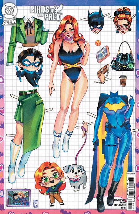 BIRDS OF PREY #23 CVR D INC 1:25 RIAN GONZALES CARD STOCK VAR