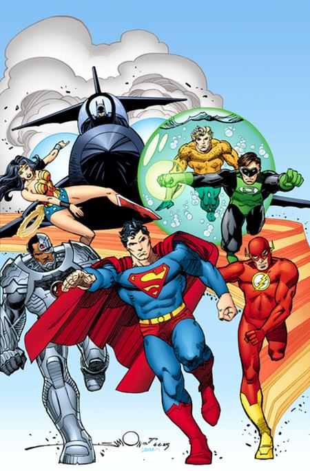 NEW HISTORY OF THE DC UNIVERSE #2 (OF 4) CVR G INC 1:25 KARL KERSCHL CARD STOCK VAR