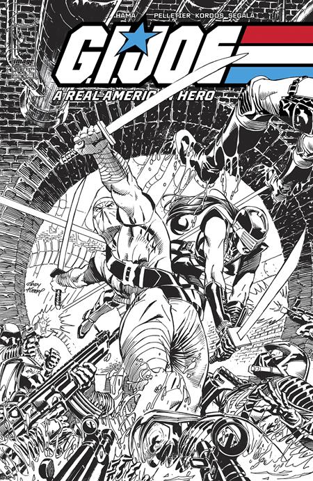 Weekly Pull list - GI JOE A REAL AMERICAN HERO #318 CVR B ANDY KUBERT B&W VAR