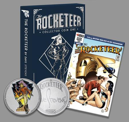 Weekly Pull list - ROCKETEER COLLECTION COIN SET SIGNATURE SILVER EDITION Limited to 250 Allocations May Occur