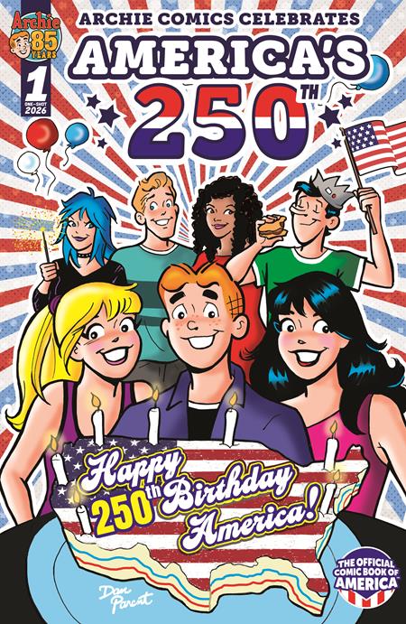  MAY200520260084 | ARCHIE COMICS CELEBRATES AMERICAS 250TH (ONE SHOT) CVR A DAN PARENT PRE ORDER/ÖN SİPARİŞ [MAY26] | LUNAR  
