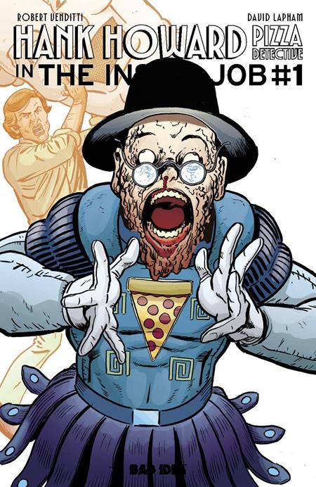 Weekly Pull list - HANK HOWARD, PIZZA DETECTIVE THE INSIDE JOB #1 (ONE SHOT) CVR D DAVID LAPHAM SPIELBERG HOMAGE VAR