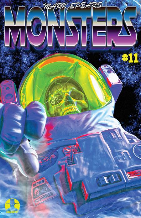 MARK SPEARS MONSTERS #11 CVR F MARK SPEARS INC 1:66 GLOW-IN-THE-DARK SPACEMAN VAR (FREE) (NET)