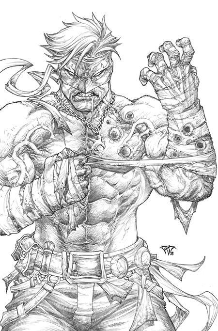 Weekly Pull list - FINAL BOSS #8 CVR E INC 1:50 PAOLO PANTALENA B&W VIRGIN VAR (MR)