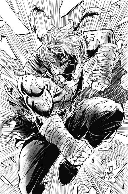 Weekly Pull list - FINAL BOSS #8 CVR F INC 1:100 TONY DANIEL B&W VIRGIN FOIL VAR (MR)