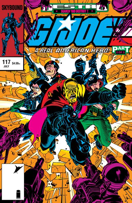 Weekly Pull list - GI JOE A REAL AMERICAN HERO #117 HAMA FILES EDITION CVR C MICHAEL GOLDEN FOIL VAR